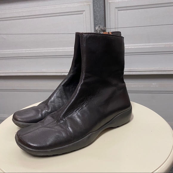 J.D Mizrachi Brown Leather Boots - Picture 3 of 6